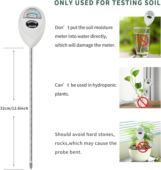 Soil Moisture Meter, Long Probe Soil Moisture Monitor - Image 6