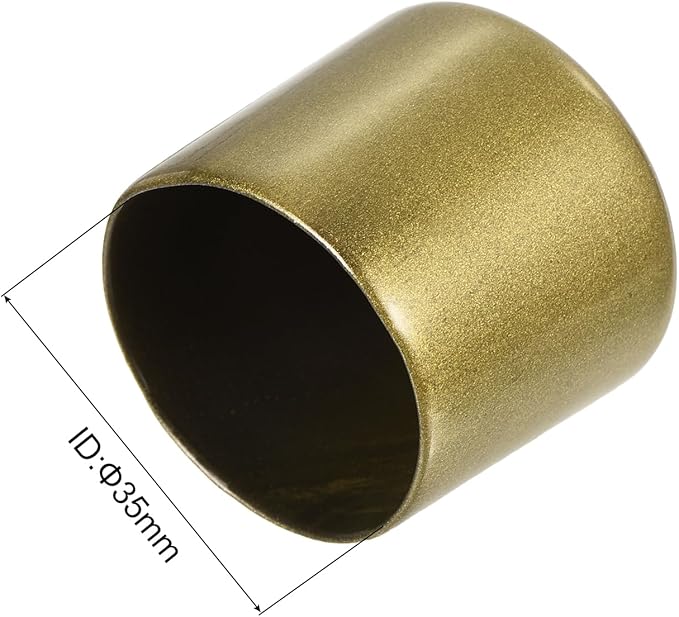uxcell 20pcs Rubber End Caps 1 3/8" ID Vinyl Round Tube Bolt Cap Cover Thread - Image 3