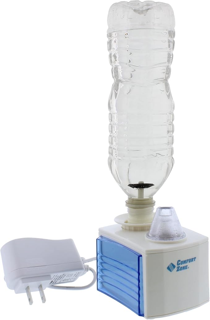 Comfort Zone Ultrasonic Turn Bottle into into Personal Portable Humidifier by BLACKDECKER