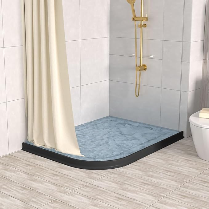 Duzzy 118 Inch Collapsible Shower Water Dam Shower Stopper Barrier and - Image 7