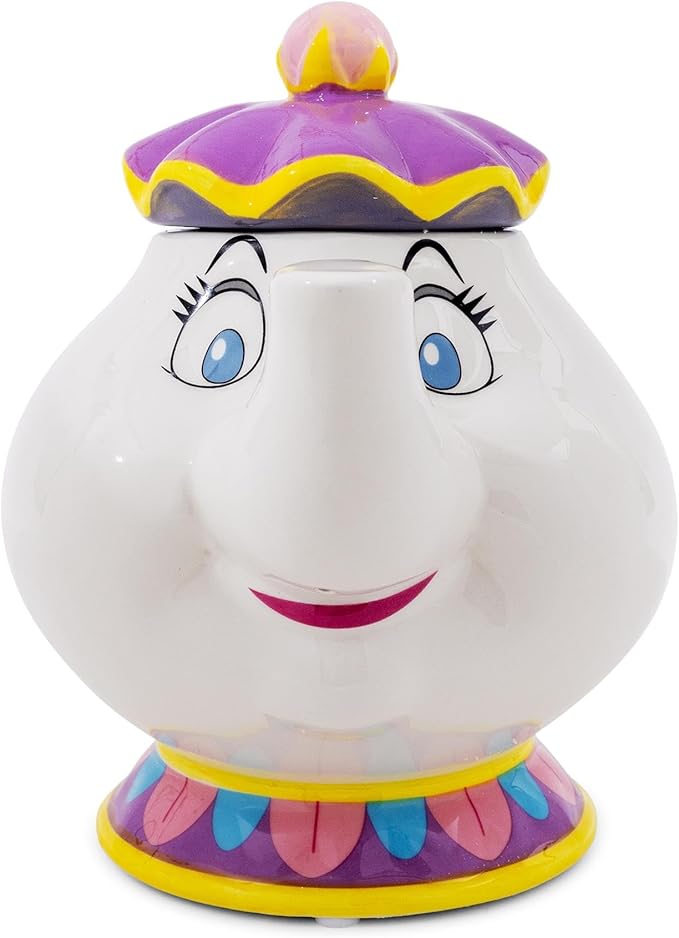 Silver Buffalo Disney Beauty and the Beast Mrs. Potts Teapot 3D Sculpted - Image 4