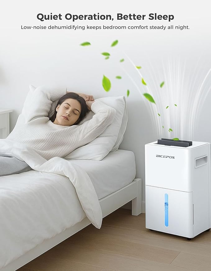 1, 500 Sq.Ft Dehumidifiers for Home, 21 Pints Dehumidifier for Basement - Image 6