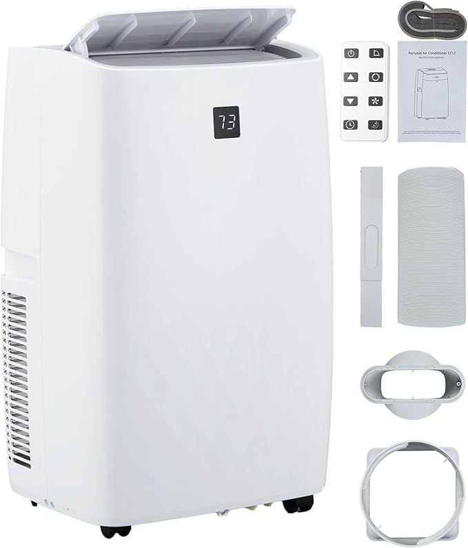 14, 000 BTU Portable AC Unit– 4-in-1 Portable Air Conditioner by Unknown