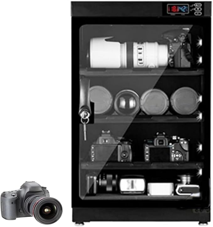 INTBUYING Camera Dry Cabinet 80L Electronic Dry Cabinet by INTBUYING