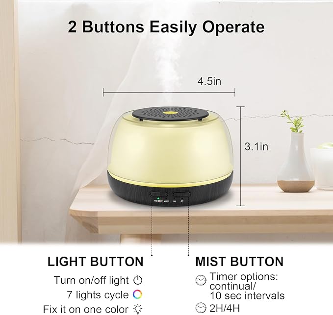 300ML Essential Oil Diffuser - Image 5