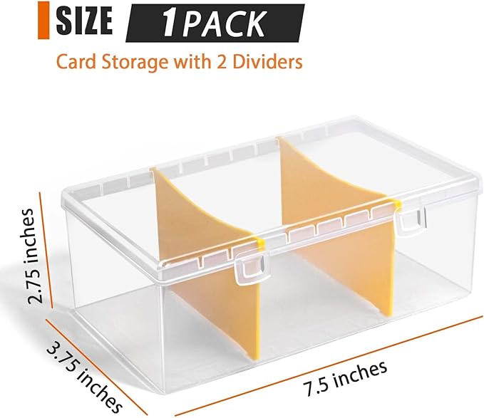 400 Count Plastic Trading Card Storage Box - Image 2