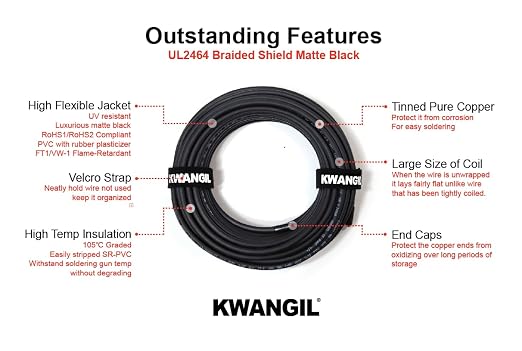 2C 20AWG AMSB Shielded Cable Wire - Image 3
