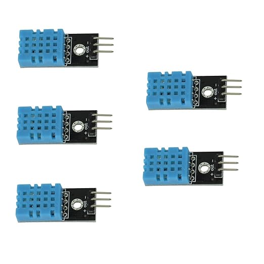 HiLetgo 5pcs DHT11 Temperature Humidity Sensor Module Digital Temperature - Image 2