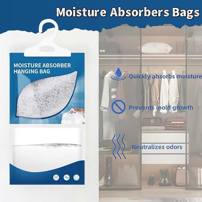 Moisture Absorbers Packets, Dehumidifier Bags, Hanging Moisture Absorber Bag - Image 2