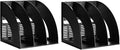 Marte Vanci 2 Pcs Magazine File Holder Book Desktop Organizer Plastic Storage by MarteVanci