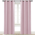 NICETOWN Gray Curtain Blackout Drape Panel, Single Panel, 34 x 84 inch by NICETOWN