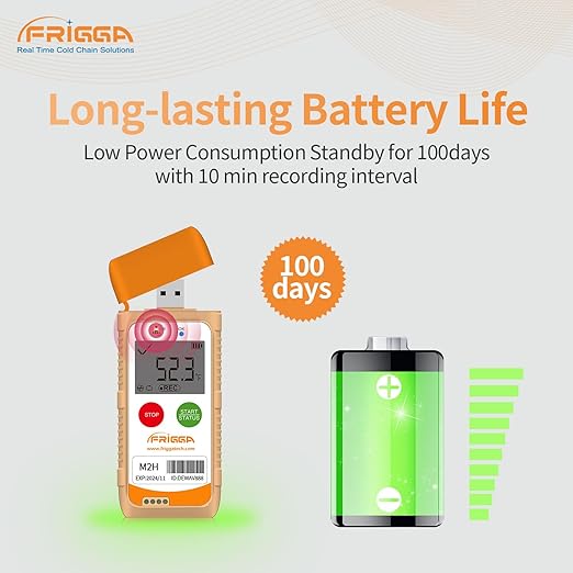 Frigga M2H 10 Pack Reusable Temperature Humidity Data Logger USB Digital - Image 7