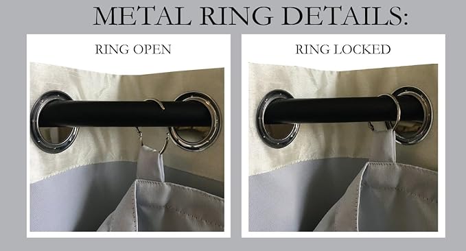 DriftAway Thermal Insulated Blackout Curtain Liner 2 Panels Each Liner Size 50 - Image 4