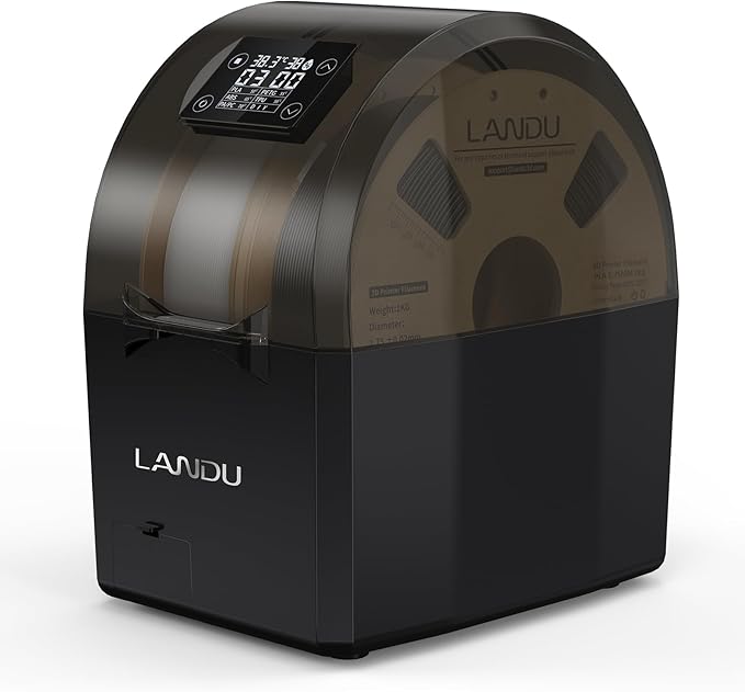 LANDU Filament Dryer 3D Printer Filament Dry Box, 2 Spools Double Fast Heating by LANDU