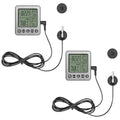 2 Pack zz20 Digital Fridge Thermometer by VLEJEARI