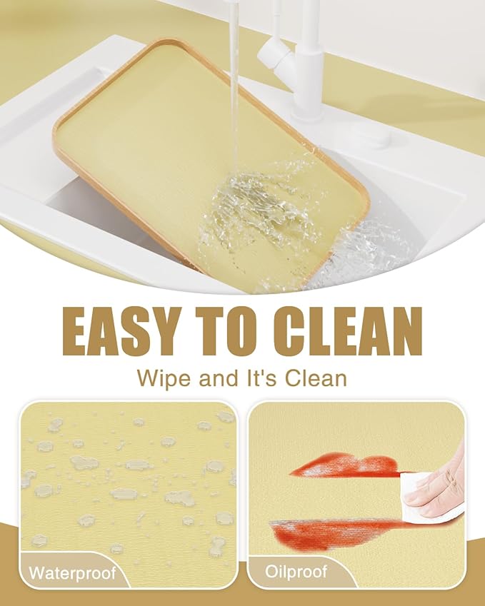 Shelf Liners for Kitchen Cabinets Non-Adhesive, Non-Slip Thickened Shelf Paper - Image 5