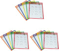 C-Line Reusable Dry Erase Pockets, 9 x 12 Inches, 5 Pockets per Pack by C-Line