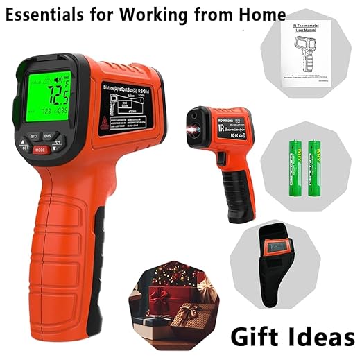 Infrared Thermometer Gun -58°F to 2732°F, 50:1 Non-Contact Laser Temperature Gun - Image 5