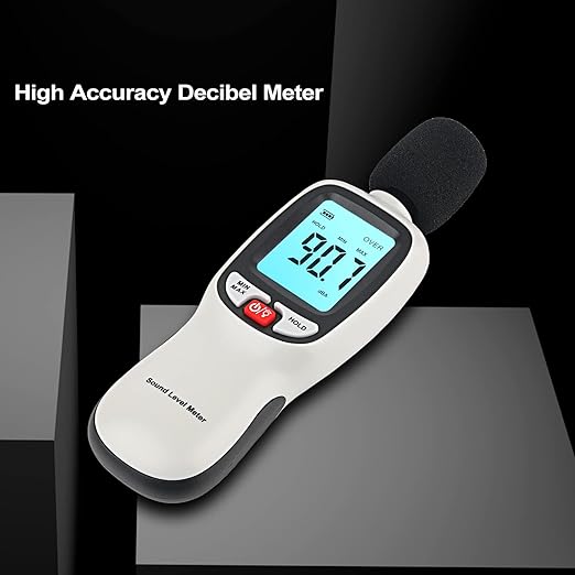 Decibel Meter Sound Level Reader 30-130dB, Hand-held Sound Noise Meter - Image 2