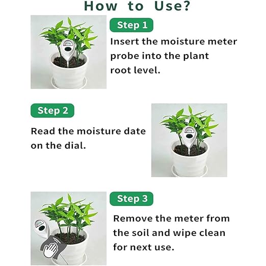 White Soil Moisture Meter, Soil Moisture Monitor - Image 3