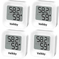Indoor Humidity Meter Hygrometer 4Pack, Room Thermometer by Vaikby
