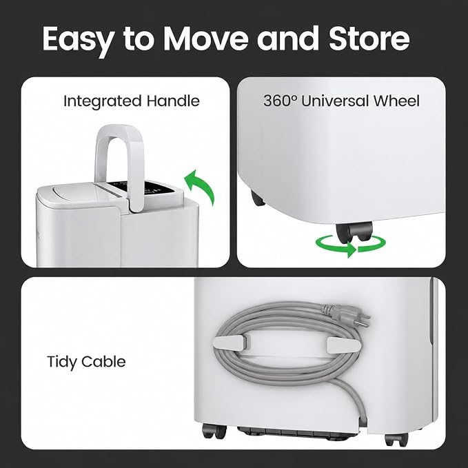 Waykar Max 80 Pint/D Energy Star Home Dehumidifier - Image 7