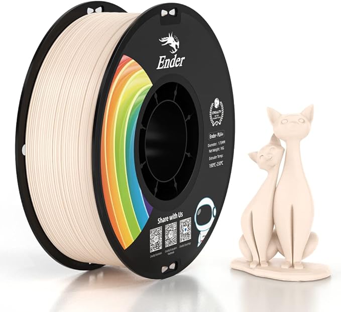 Creality 3D Printer Filament, PLA Plus Filament 1.75mm Beige, PLA Pro Toughness by Creality