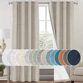 PrinceDeco Linen 100% Blackout Curtains by PrinceDeco