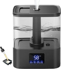 KZF 4L Top Fill Humidifiers for Bedroom & 60H Runtime by BreathePureLiveNaturally