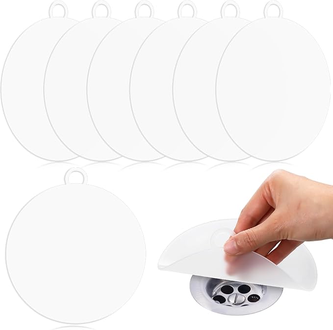 Yinkin 6 Pcs Drain Covers to Keep Bugs Out Silicone Shower Floor Tub Stoppers by Yinkin