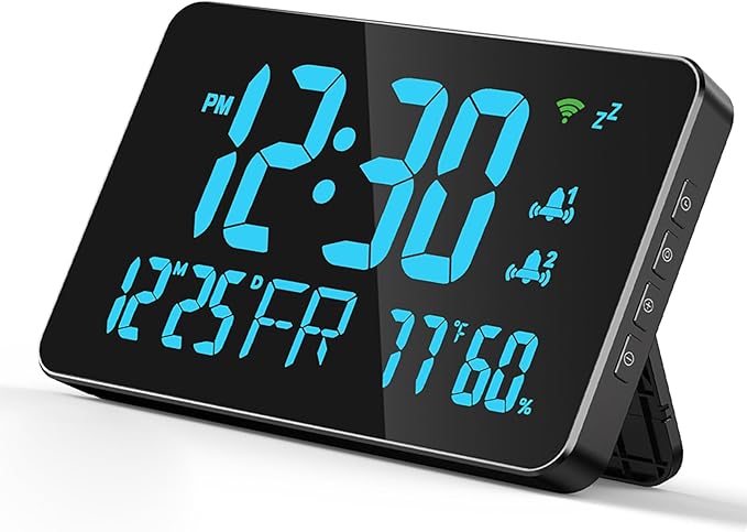 for Tuya WiFi Temperature Humidity Clock, Large LED Display by Unknown