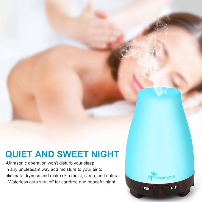 Diffuserlove Essential Oil Diffusers 200ML Remote Control Diffuser Mist - Image 5