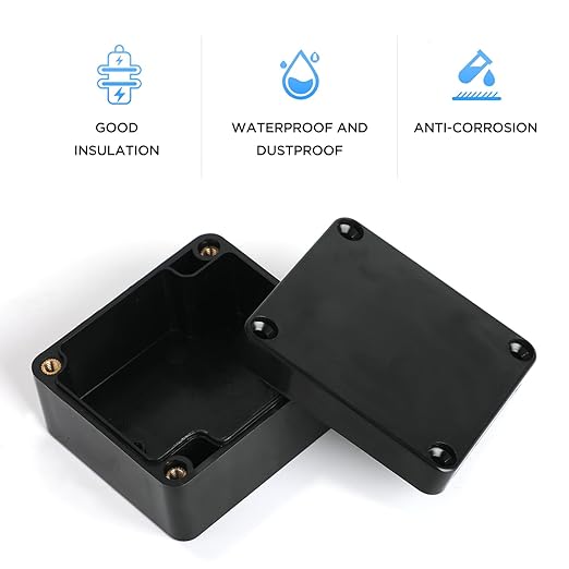 6PCS Electronic Project Box, IP65 Waterproof Dustproof ABS Plastic Junction - Image 5