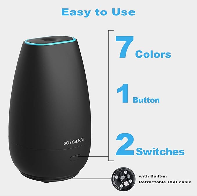 SOICARE Car Diffuser for Essential Oils, Small Portable Car Essential Oil - Image 5