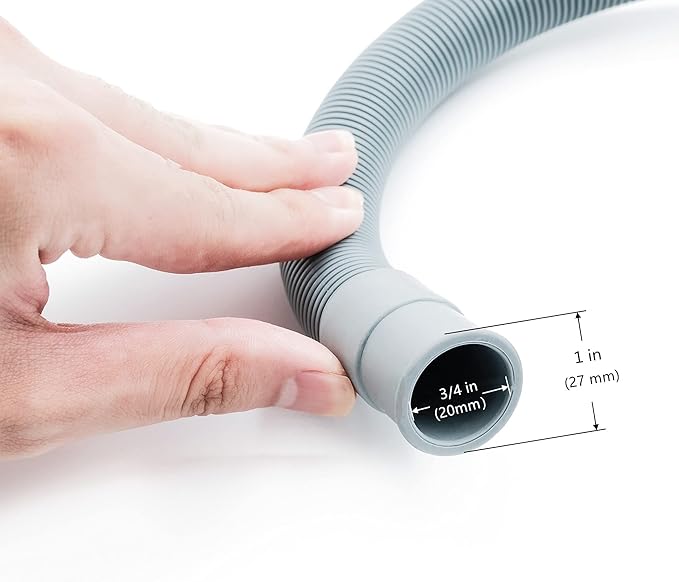 16.4ft Washing Machine Drain Hose, Universal Drain Hose Extension Kit - Image 6