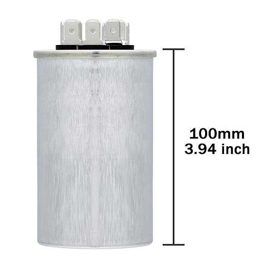 VEXUNGA 80/5uF AC Capacitor 80 5 uF MFD 370/440/450 VAC CBB65B Dual Run Start - Image 2