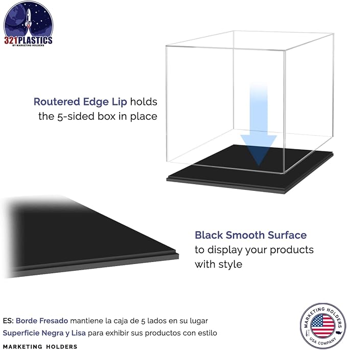 10" x 10" Clear Acrylic Display Box - Image 4