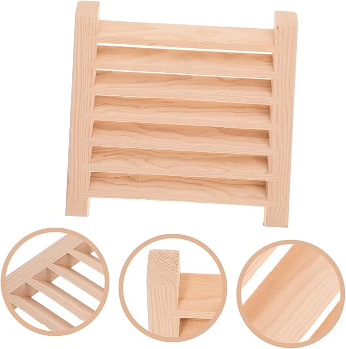 jojofuny Sauna Room Air Vent Grille Panel Humidity Control Wooden Louver - Image 9