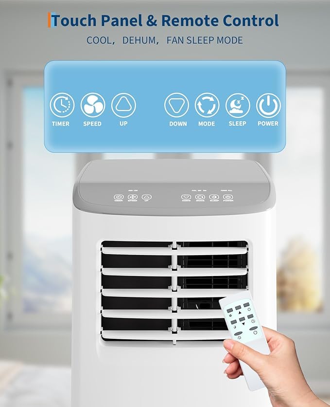 GarveeHome Portable Air Conditioner, Quiet 8000 BTU AC - Image 6