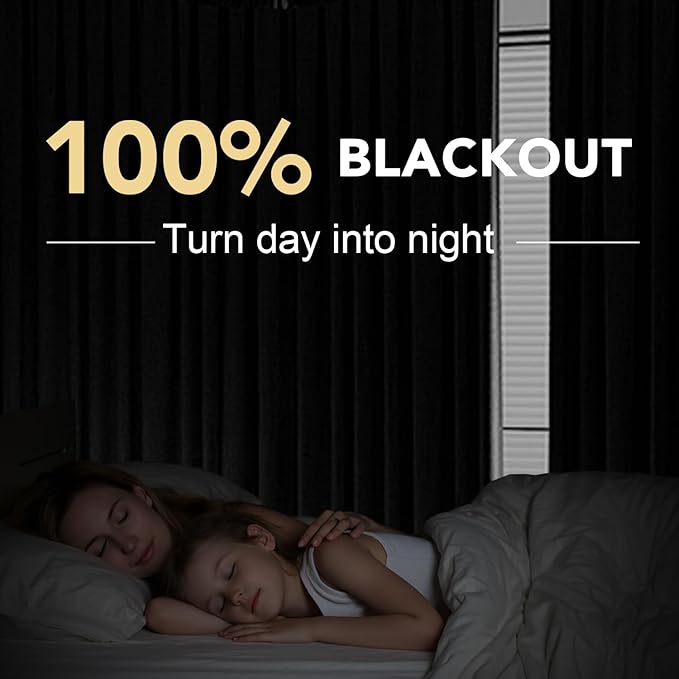 H.VERSAILTEX Linen Blackout Curtains 45 Inches Long 100% Absolutely Blackout - Image 2