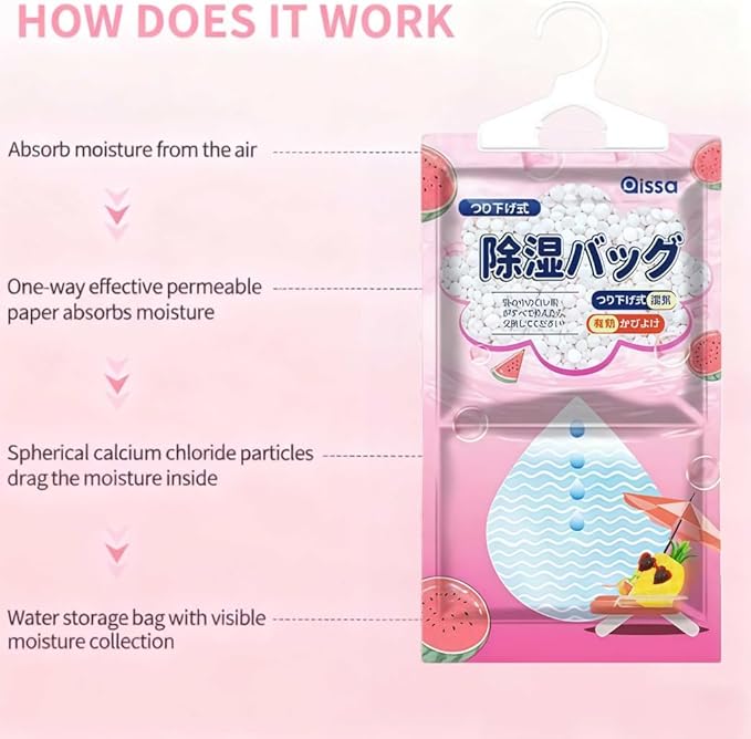 Moisture Absorbers Packets, Dehumidifier Bags, Hanging Moisture Absorber Bag - Image 3