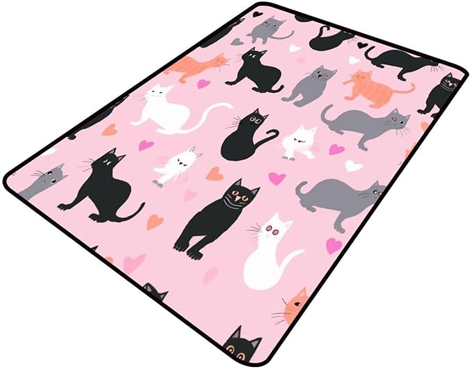 Floor Covering, Cartoon Cat by Snarena