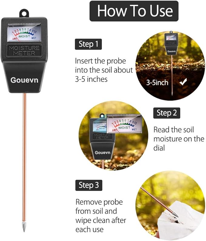 Soil Moisture Meter, Plant Moisture Meter Indoor & Outdoor, Hygrometer Moisture - Image 3