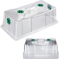 Foaincore 20 Packs 7'' Tall Humidity Vented Domes 1020 Flat Trays Cover Clear by Foaincore