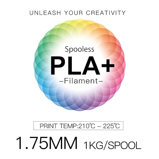 Inland V2 PLA PRO 3D Printer Filament Refill, 1.75mm Spooless Filament - Image 5