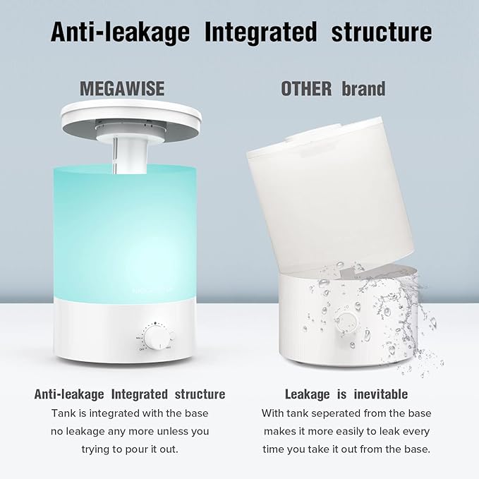 MegaWise Healthy Top-Refill Cool Mist Humidifiers - Image 3