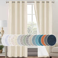 PrinceDeco 100% Blackout Linen Curtains by PrinceDeco