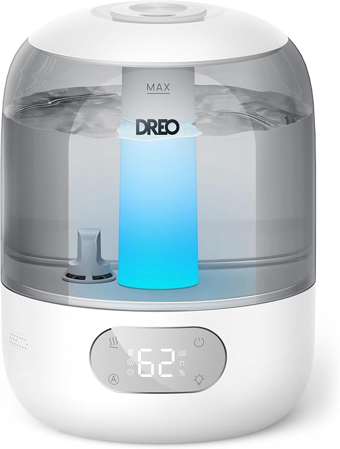 DREO Humidifiers for Bedroom, Cool Mist Ultrasonic Humidifiers by DREO