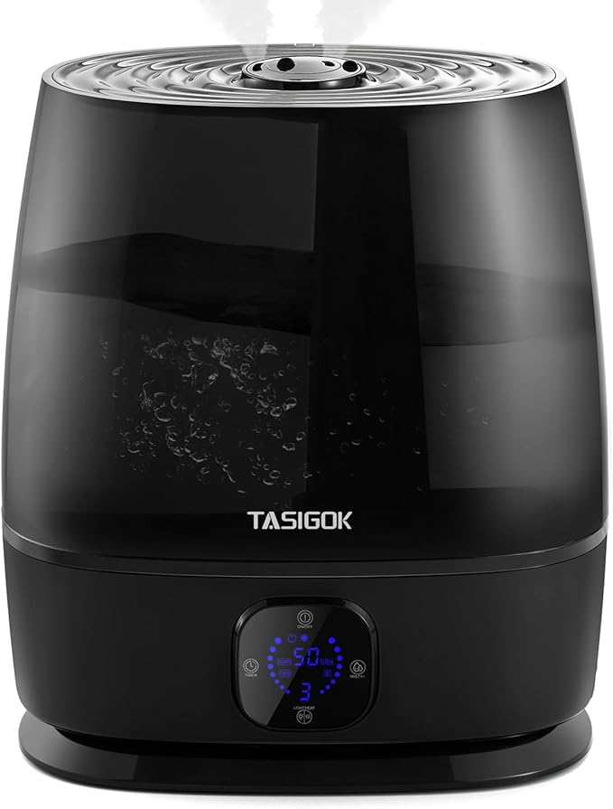 Humidifiers for Bedroom Home, 6L Cool and Warm Mist Air Humidifier for Large by Tasigok