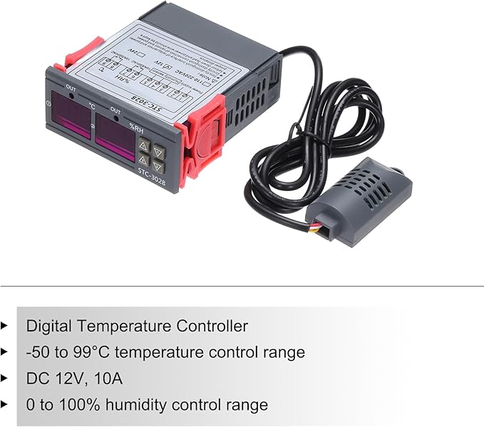 MECCANIXITY STC-3028 10A DC 12V Digital LED Temperature Controller Intelligent - Image 3